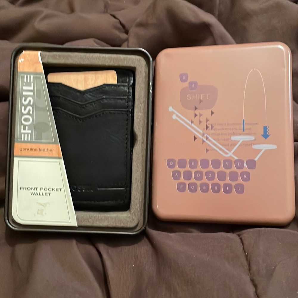 Fossil Men’s Front Pocket Wallet.  New!